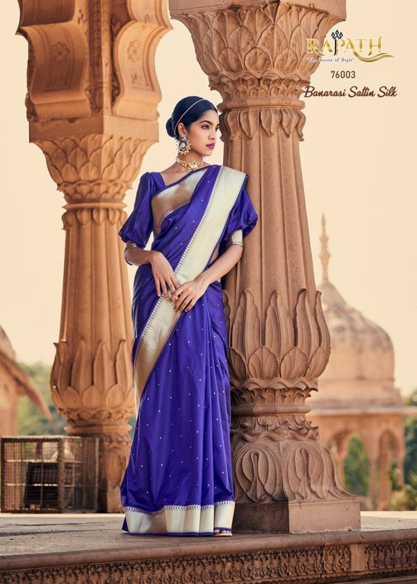 Rajpath Rubab Satin Silk Styles Designer Saree Collection